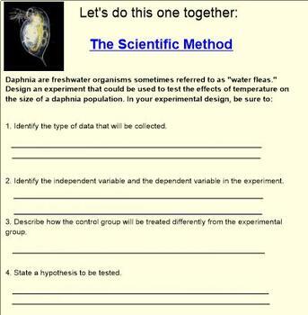 Scientific Method Review & Graphing Practice - Living Environment