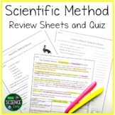 Scientific Method Review Sheets and Quiz