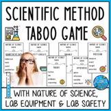 Scientific Method Review Taboo Game with Lab Equipment and Safety
