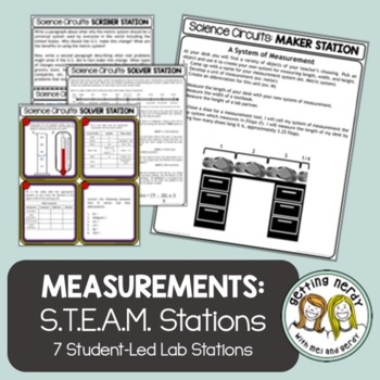 Preview of Scientific Measurement & Metric System - Science Centers / Lab Stations