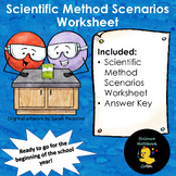 Scientific Method Scenarios Worksheet
