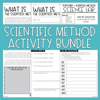 Preview of Scientific Method Science Bundle