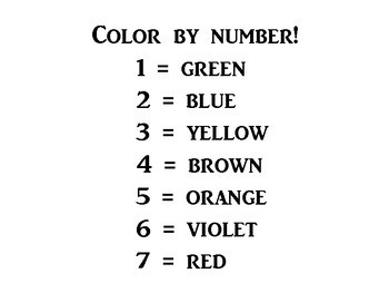 🧪 FREE Printable Science Color by Number Worksheets