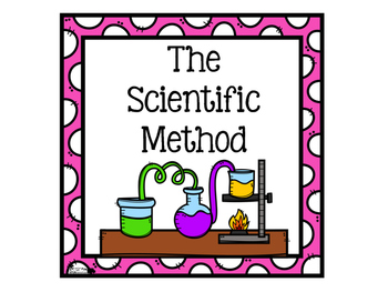 Scientific Method Signs for Pre-K,TK, Kindergarten, 1st, 2nd, or 3rd grade