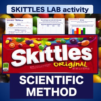 Preview of Scientific Method - Skittles Lab Experiment - NO PREP  lab activity worksheets