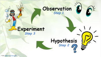 Preview of Scientific Method Slides Presentation for Lower Elementary