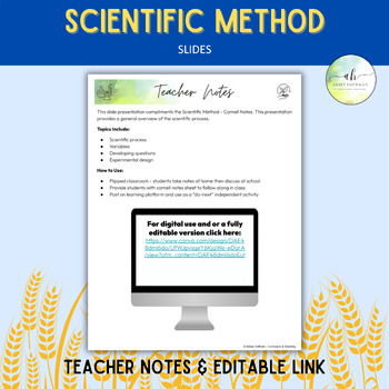 Preview of Scientific Method Slides - Slides