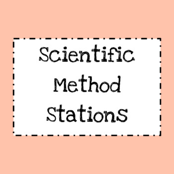 Preview of Scientific Method Stations Activity