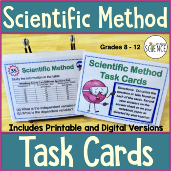 Preview of Scientific Method Task Cards