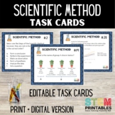 Scientific Method Task Cards | Print & Digital Distance Learning