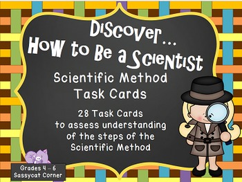 Preview of Scientific Method Task Cards - Science Files