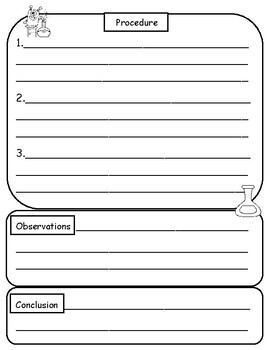 Scientific Method Worksheet for Primary Students by Works of Heart