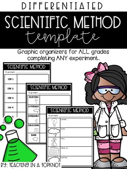 Preview of Scientific Method Templates: Differentiated for ALL Grades and ANY Experiment