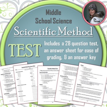 Preview of Scientific Method Test