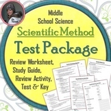 Scientific Method Test Bundled Package