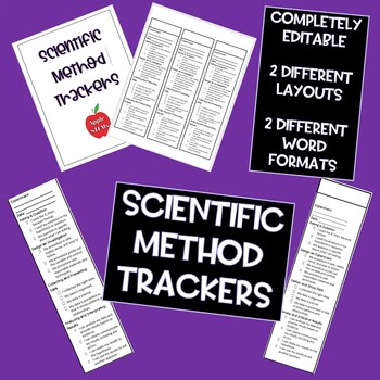 Preview of Scientific Method Trackers