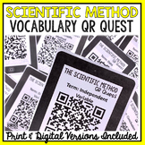 Scientific Method Vocabulary QR Code Quest (Print & Digital)