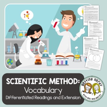 Preview of Scientific Method Vocabulary- Differentiated Science Reading Passage & Questions