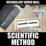Scientific Method Vocabulary Word Wall | Printable | Digit