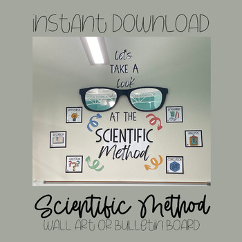 Preview of Scientific Method | Wall Art or Bulletin Board | Science Classroom Décor