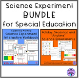 Scientific Method Workbook and Science Experiment BUNDLE S