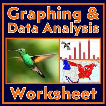 Preview of Scientific Method Worksheet Graphing and Analyzing Data Activity (Hummingbirds)
