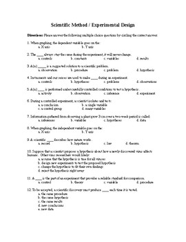 Scientific Method Worksheet Answers - Promotiontablecovers