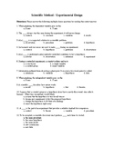 Scientific Method Worksheet and Answers (Word)