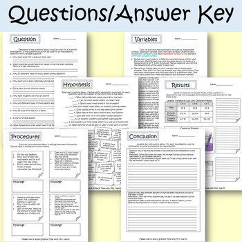 Scientific Method Worksheets by Science Time with Mrs Harris | TpT