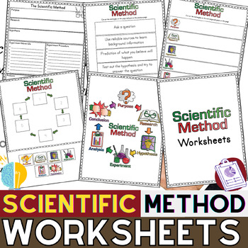 Preview of Scientific Method Worksheets, Activities | Scientific Method Experiment Template