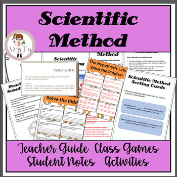 Preview of Scientific Method & Writing a Lab Procedure PowerPoint, Activity and Class games