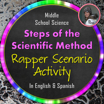 Preview of Steps of the Scientific Method Activity with Rapper Scenarios