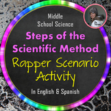 Steps of the Scientific Method Activity with Rapper Scenarios