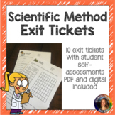 Scientific Method and Nature of Science Exit Tickets