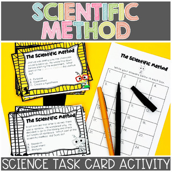 Preview of Scientific Method Task Cards and Scientific Process Skills
