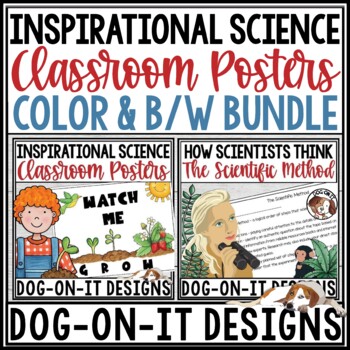 Preview of Scientific Method and Scientists | Science Posters BUNDLE