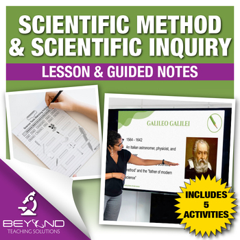 Preview of Scientific Method and Scientific Inquiry Lesson and Worksheets - Biology