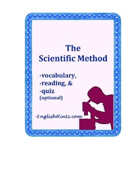 Preview of Scientific Method Vocabulary