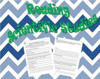 scientific method reading assignment