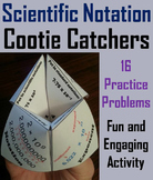 Scientific Notation Game (Algebra Cootie Catcher Foldable 