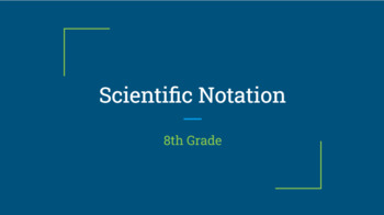 Preview of Scientific Notation