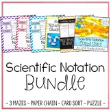 Scientific Notation Activity Bundle