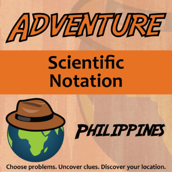 Preview of Scientific Notation Activity - Printable & Digital - Philippines Adventure