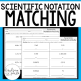 Scientific Notation Math Activity