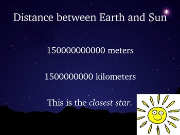 Preview of Scientific Notation (Astronomy)