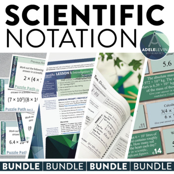 Preview of Scientific Notation: BUNDLE