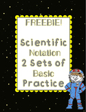 Scientific Notation Basic Practice 2 Sets