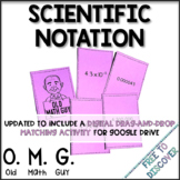 Scientific Notation Card Game