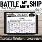 Scientific Notation Conversion | Battle My Math Ship Game 