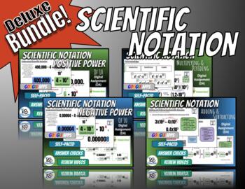 Preview of Scientific Notation DELUXE BUNDLE - Digital Assignments